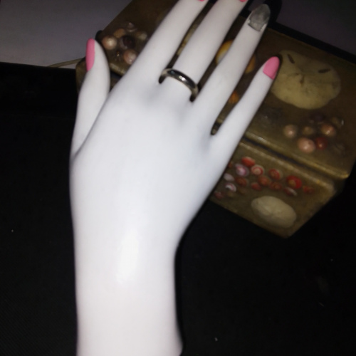 plain silver ring