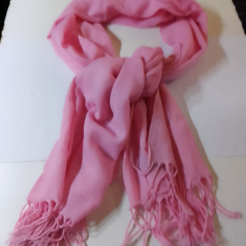 pink cotton scarf